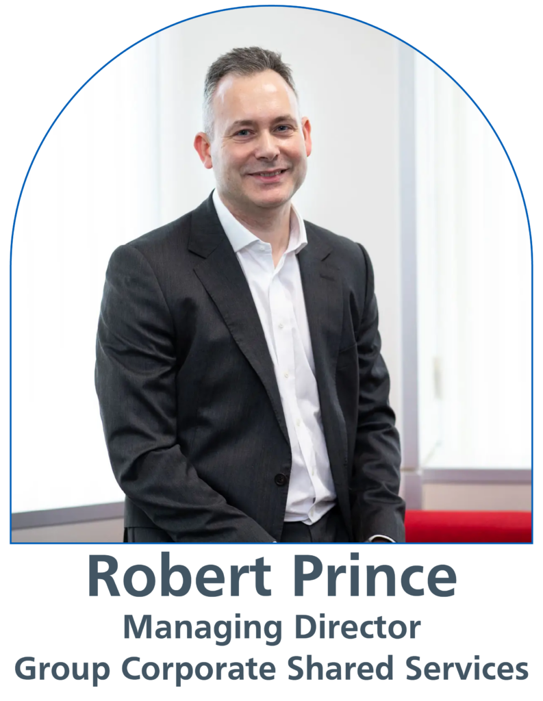 Robert Prince, Managing Director of Group Corporate Shared Services, Royal Free London NHS Foundation Trust